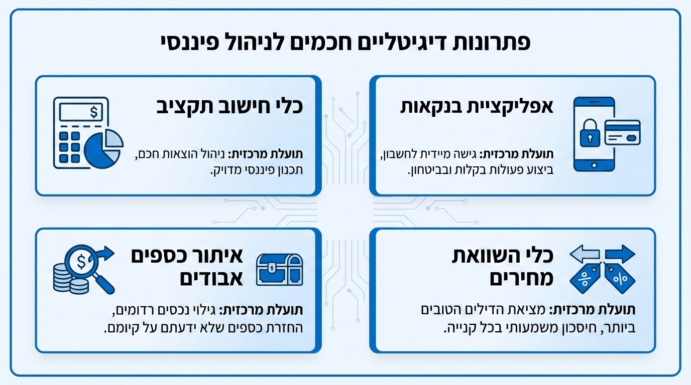 כלים דיגיטליים לניהול תקציב חגים