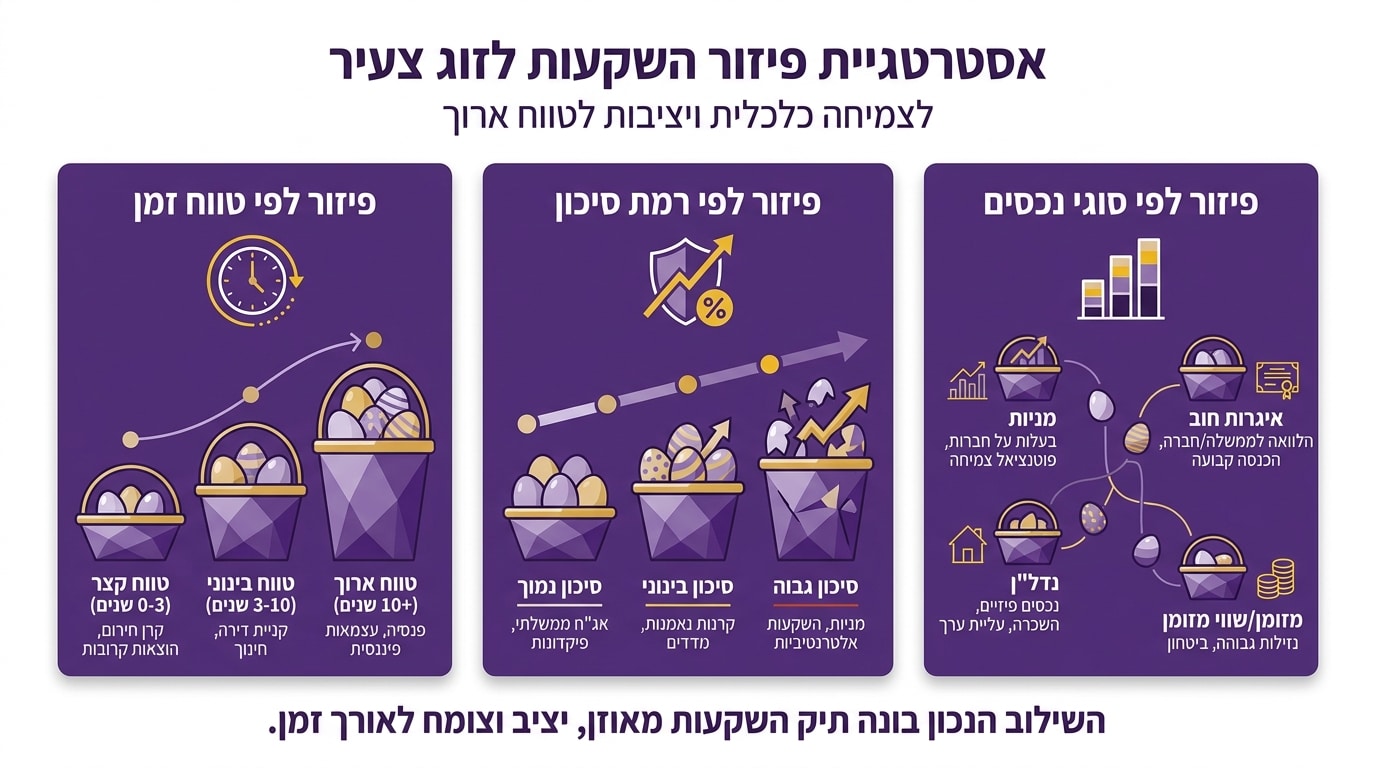 פיזור השקעות לזוג צעיר - אסטרטגיה נכונה לניהול סיכונים פיננסיים